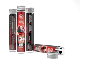 BLAZING FOODS Tube of Terror Challenge - verified hottest Carolina Reaper, Ghost & Scorpion Pepper peanuts on planet earth