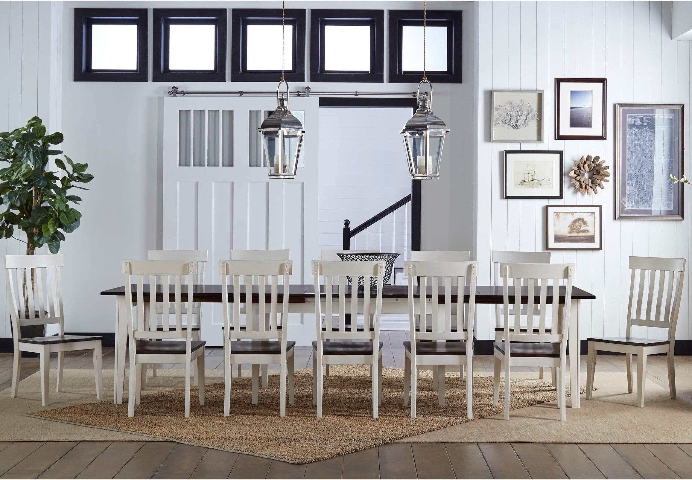 Simply Solid Tessa 11-Piece Solid Wood Dining Set