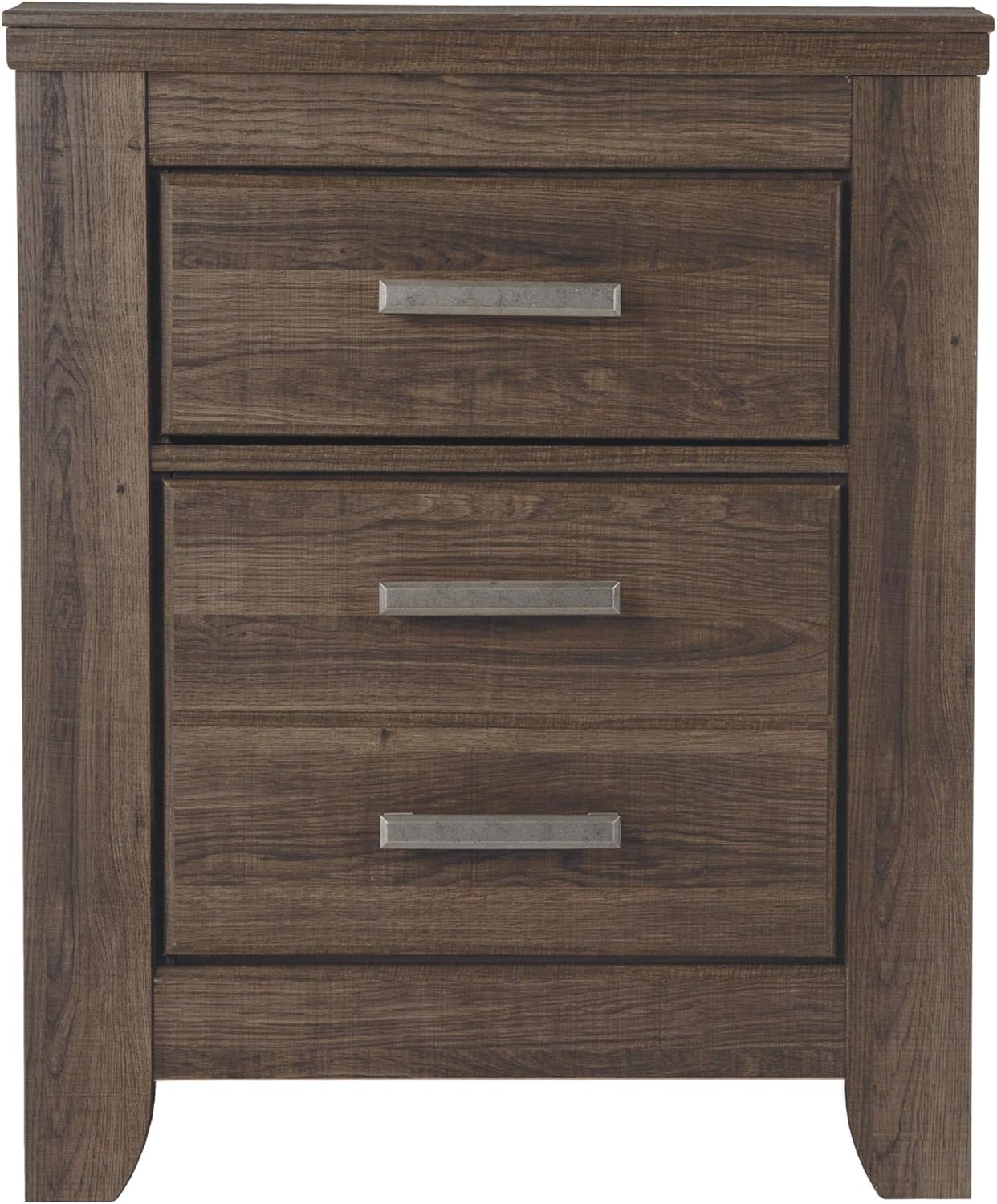 Ashley Furniture Signature Design - Juararo Nightstand - 2 Drawer - Rectangular - Dark Brown: Furniture & Decor