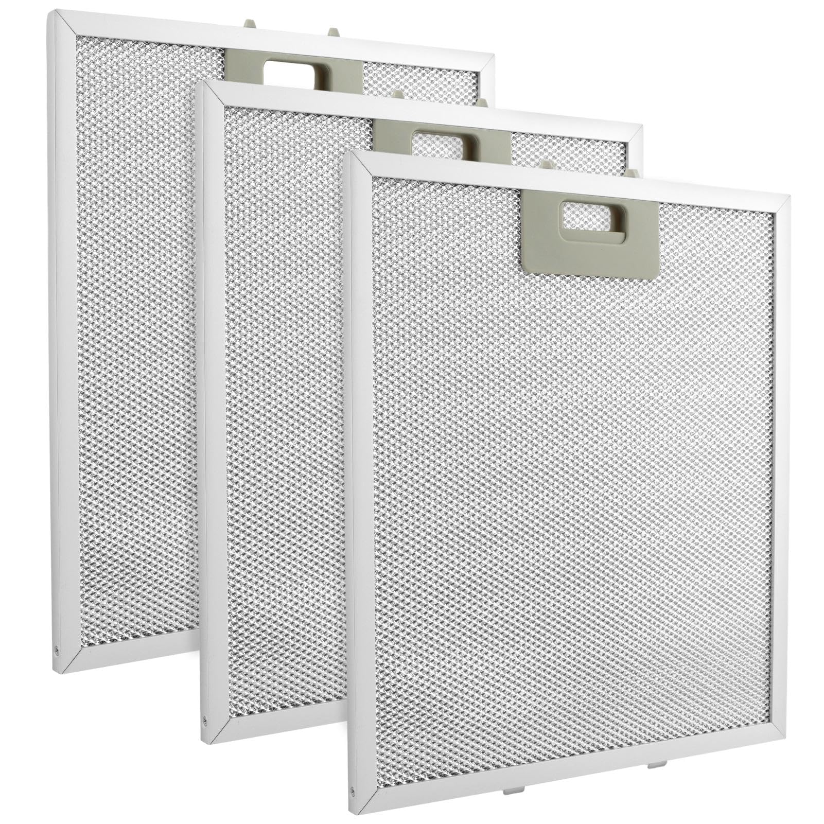 Photo 1 of 3pcs W10169961A 5 Layer Extractor Fan Silver Range Hood Filter, Aluminum Mesh Hood Grease Filter 10.5 x 12 Inch Fit for Whirlpool, Kitchen Aid, Range Hoods