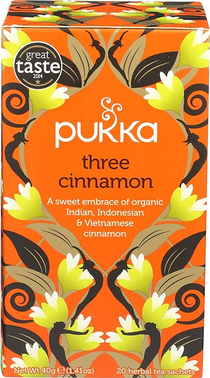 Pukka Organic Herbal Tea Three Cinnamon 20 Tea Bags