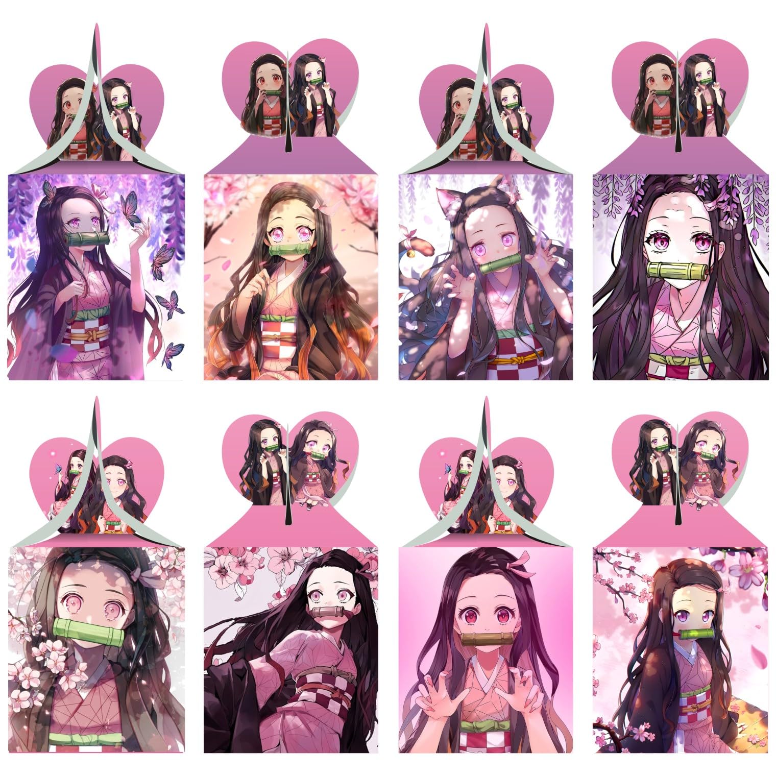 Mua PACSCI 12pcs Demon Party Favor Gift Boxes, Slayer Birthday Party