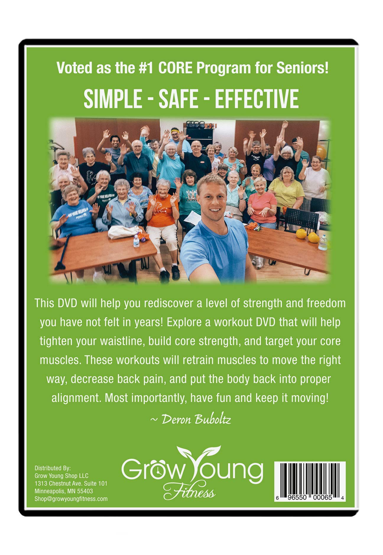 Grow Young Fitness Chapter One Exercise DVDs for Seniors - Low Impact Workouts from Home - Simple, Safe, Effective Workout DVD for Elderly