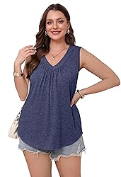 OFEEFAN Womens Tank Tops Loose Fit Summer Workout