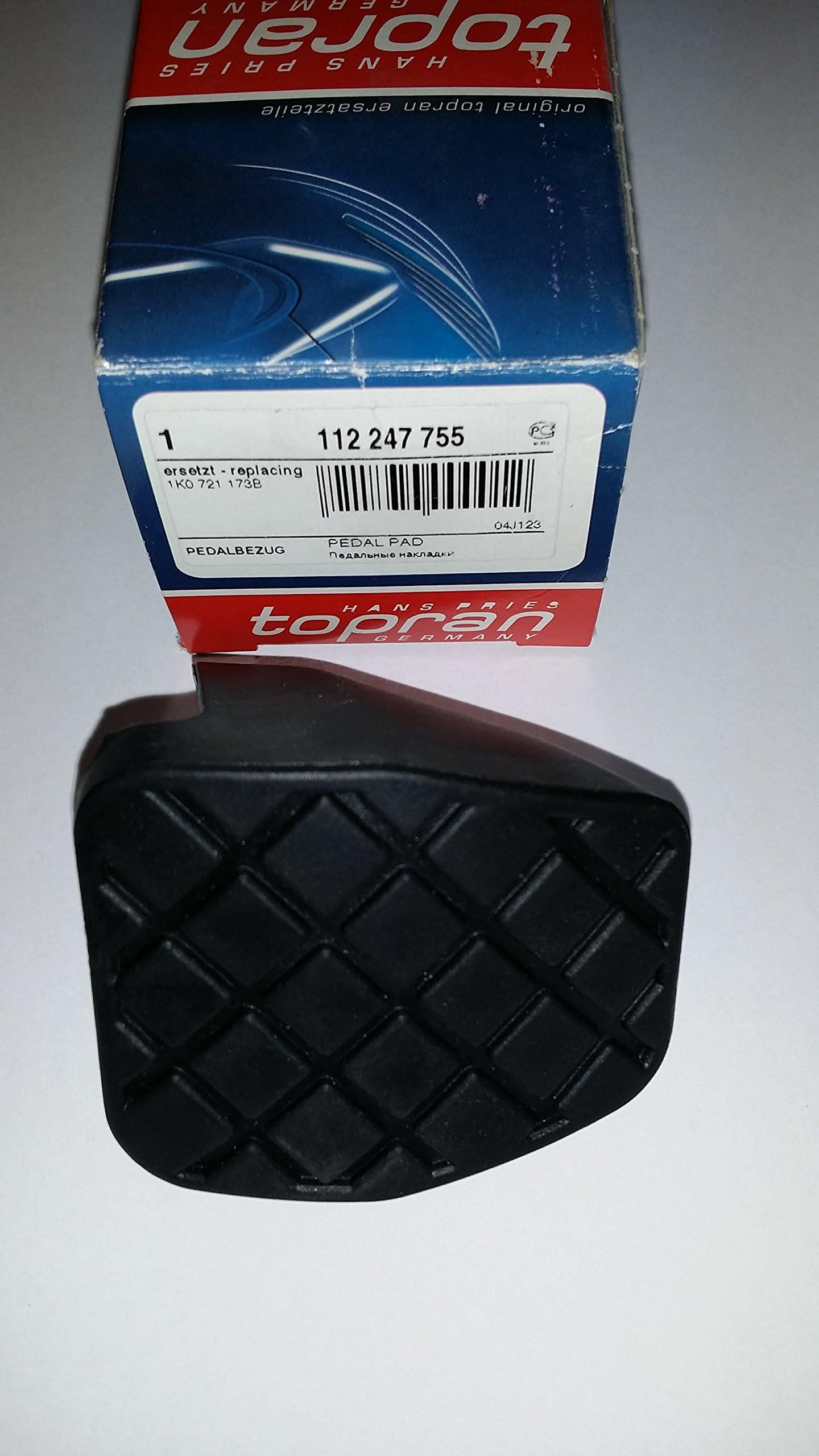 TOPRAN 112 247 Brake Pedal Pad