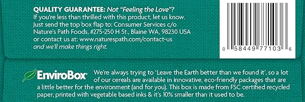 NATURE’S PATH ORGANIC SMART BRAN CEREAL, 10.6 OZ (PACK OF 1), 17G FIBER, PSYLLIUM, OAT & WHEAT BRAN, LIGHTLY SWEETENED, NON-GMO