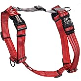 Blue-9 Reflective Balance Harness&reg; for Dogs, No-Pull, Buckle-Neck, Red, M/L
