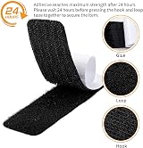Vinuwu 40 Pack Hook and Loop Tape 1x4 Inch Double Sided Self Adhesive view 2