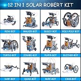 OMWay 12-in-1 Solar Robot Toys STEM Kit for Kids 8-14 Grey view 3