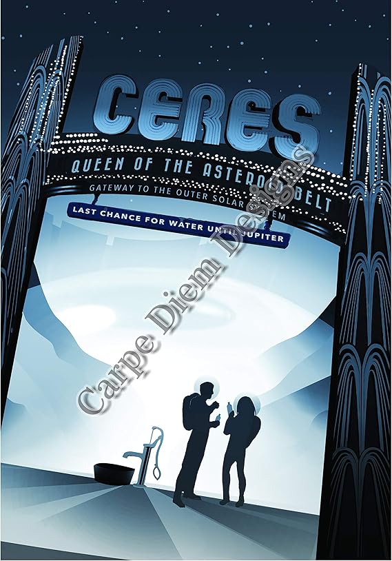 Amazon Com Carpe Diem Designs Nasa Jpl Space Travel Tourist Posters Mars Posters Prints