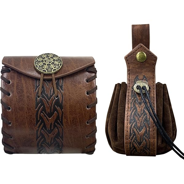 Mythrojan Lederen heuptas: Middeleeuwse Larp Cosplay SCA riemtas