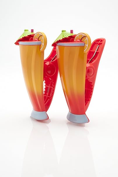 Boca Clips Strandtuchklammern – Cocktailgläser-Form