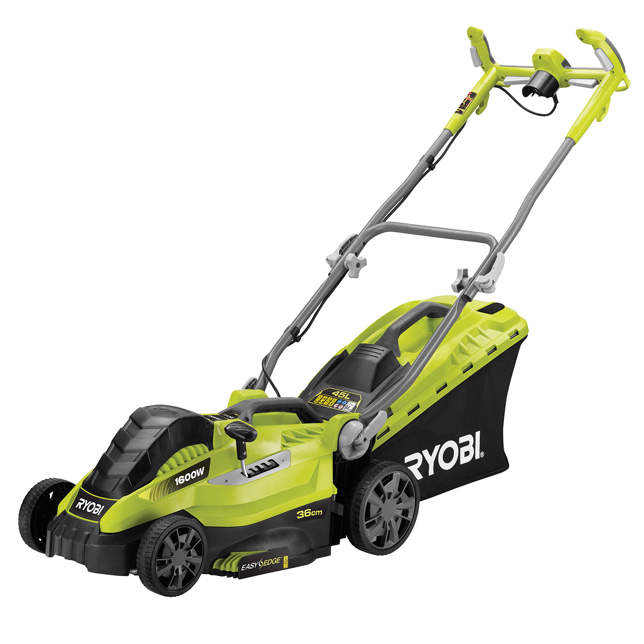 Ryobi RLM16E36H 1600W 36cm Lawnmower, [Amazon Exclusive],Hyper Green