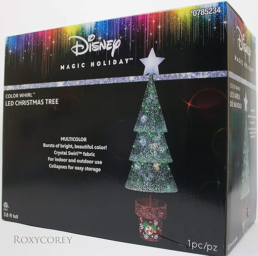 Amazon Com Gemmy Disney Magic Holiday Color Whirl Led Christmas