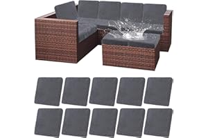 HEBE RUGS HEBE Outdoor Patio Cushion Covers Set of 10 Waterproof Stretch Seat Cushion Cover for Patio Furniture Clearance Outdoor Sofa Cushion Cover Replacement Couch Slipcovers Chair Seat Cover