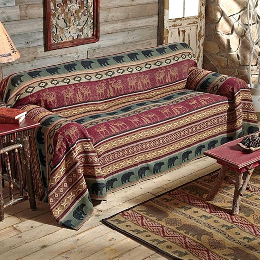 Amazon Com Black Forest Decor Rocky Ridge Sofa Cover Home Kitchen