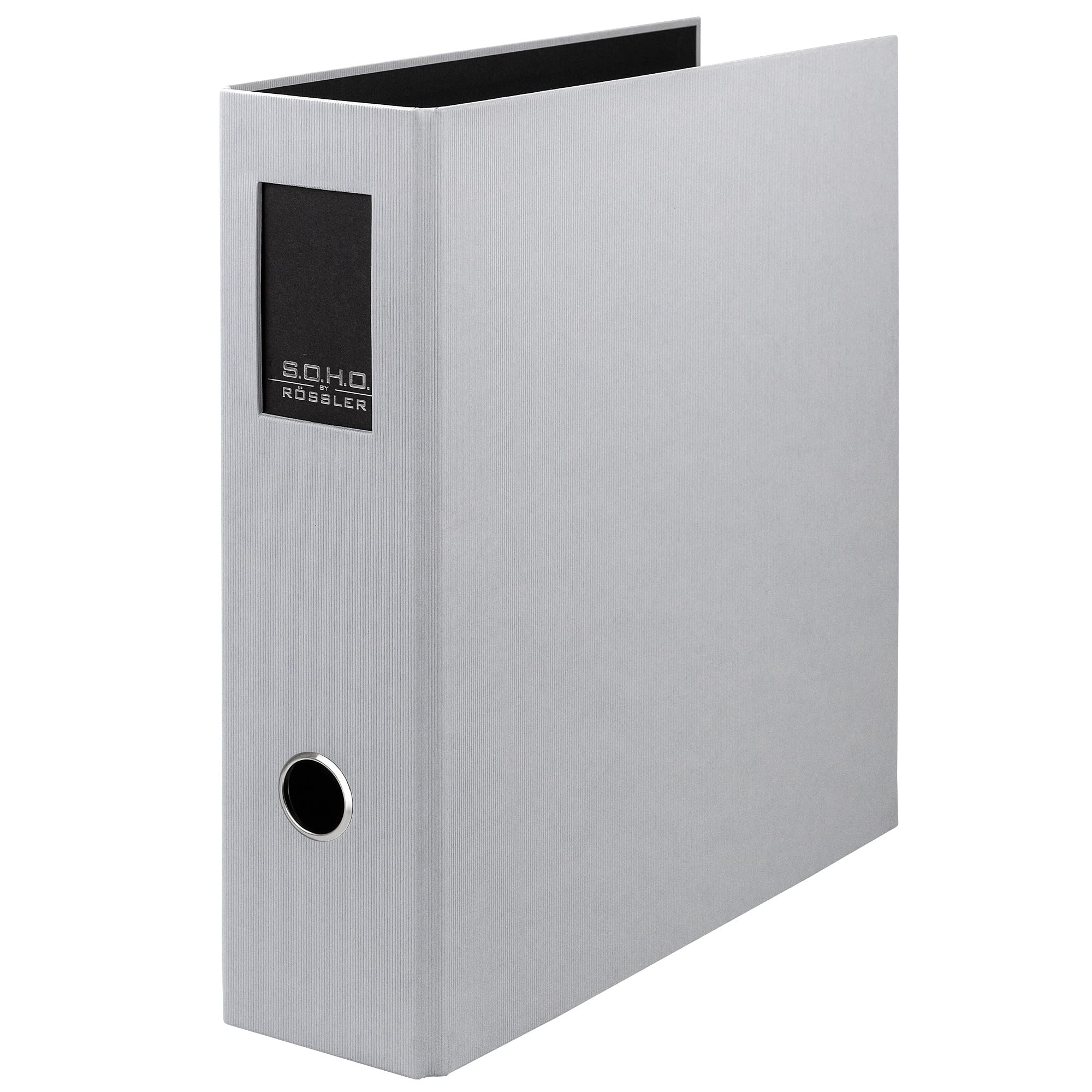 Rössler SOHO 80mm Spine A4 Lever Arch File with Index Aperture - Neutral