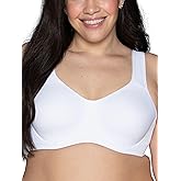 Vanity Fair Women’s High Impact Sports Bras for Women, Breathable, Moisture Wicking, Non Padded Cups up to DDD
