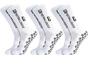 Non Slip Sport Soccer Socks 2/3/5/6/8 Pairs Anti Slip Football Grip Unisex Athletic Sports Socks with Rubber Dots