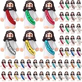 Bememo 100 Pcs Little Jesus Figures Original Design Mini Jesus Figures Toys to Hide and Seek Sunday School Baptism Share Gifts Stuffers Religious Party Favors