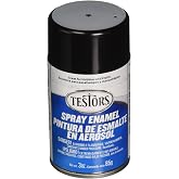 Testors - 238206 TENAMEL-1247 Aerosol Enamel Paint, 3-Ounce, Gloss Black