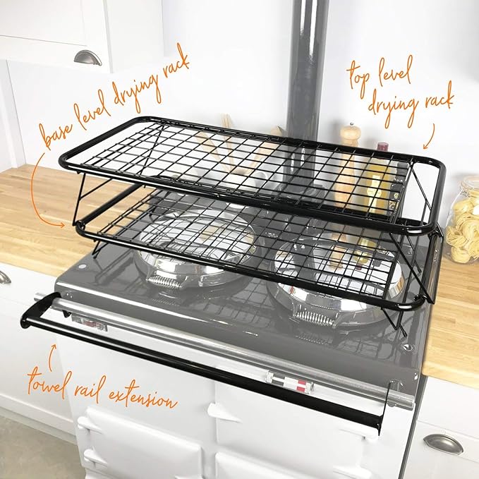 Blake & Bull Complete Drying Rack Set For Use With Aga Range Cookers. UKMade with Lifetime