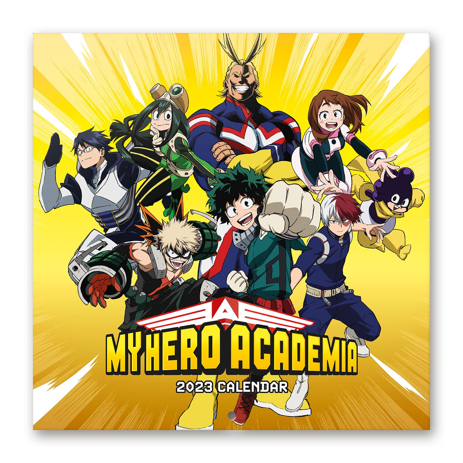 Official My Hero Academia Wall Calendar 2023 12" x 12" FSC®| 12 Month Planner | Square Wall Calendar 2023 | Family Planner Calendar 2023 | My Hero Academia Manga Calendar 2023 | My Hero Academia Gifts