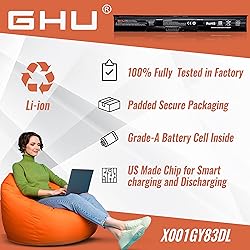 GHU New Battery 38 Wh 2600mAh K104 KI04 HSTNN-LB6S