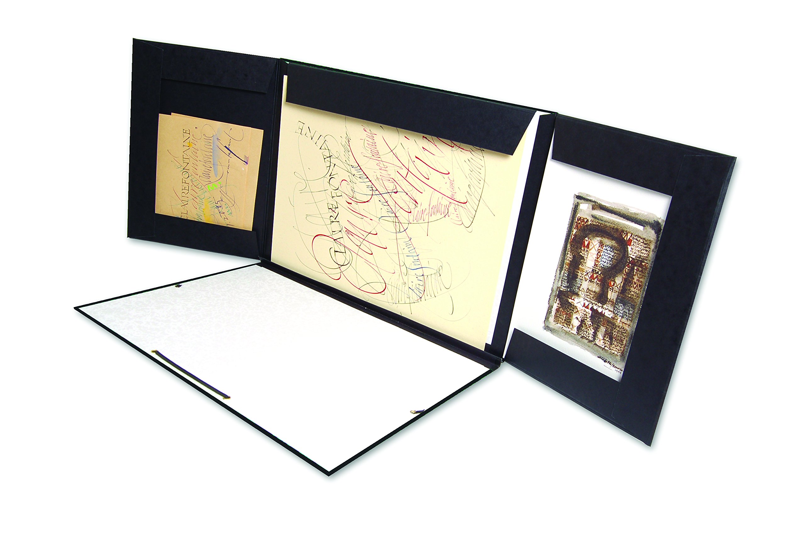 Clairefontaine - Ref 48605C - Kraft Art Folder - A3+ Size, Elastic Straps Closure, White Paper Lining, Acid Free - Suitable for Transporting Artwork - Pockets & Flaps โ image 1