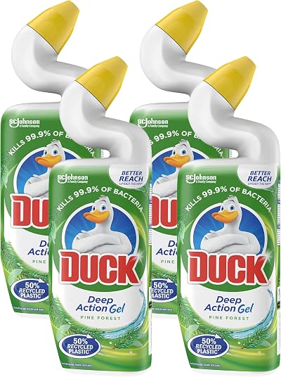 DUCK Toilet Deep Action Gel Pine 750ml Pack of 4