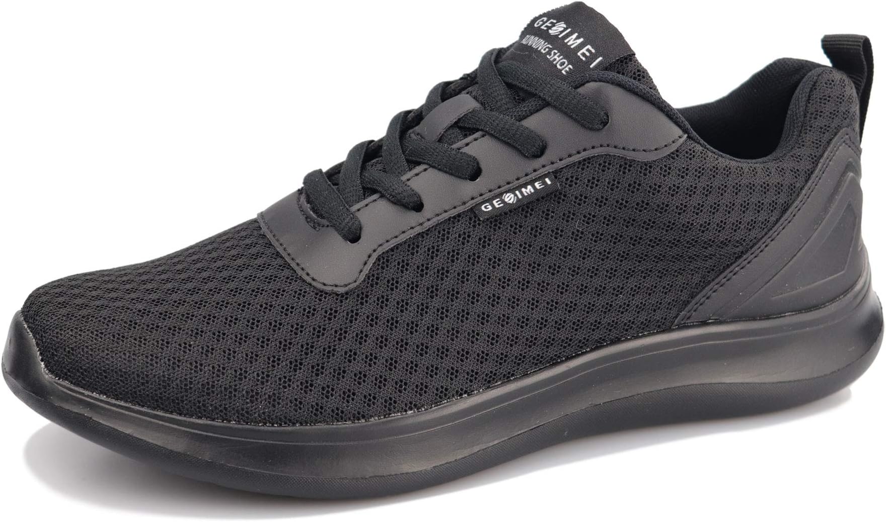 GESIMEI Men's Breathable Mesh Tennis Shoes Comfortable Gym Sneakers Lightweight Athletic Running Shoes
