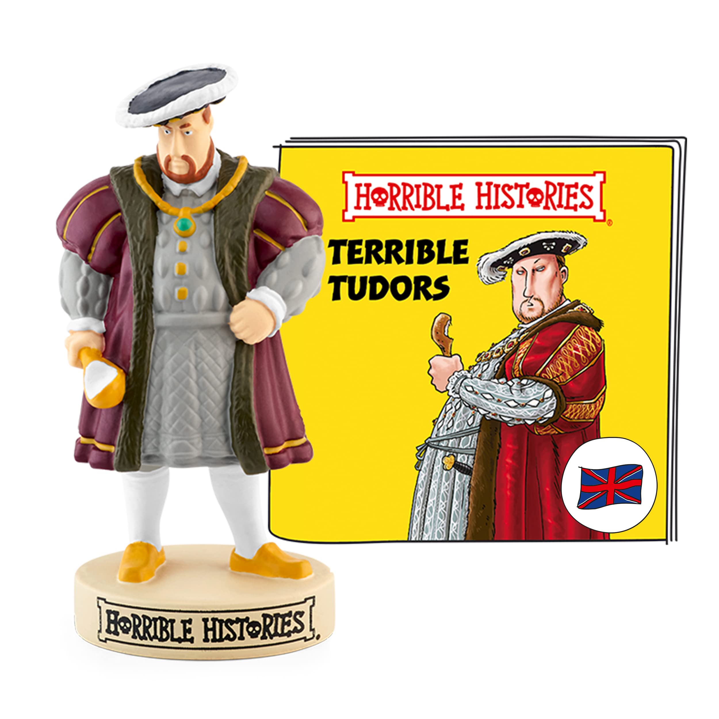 tonies Horrible Histories Terrible Tudors Audio Character - Horrible Histories Audiobooks for Children, 6 years