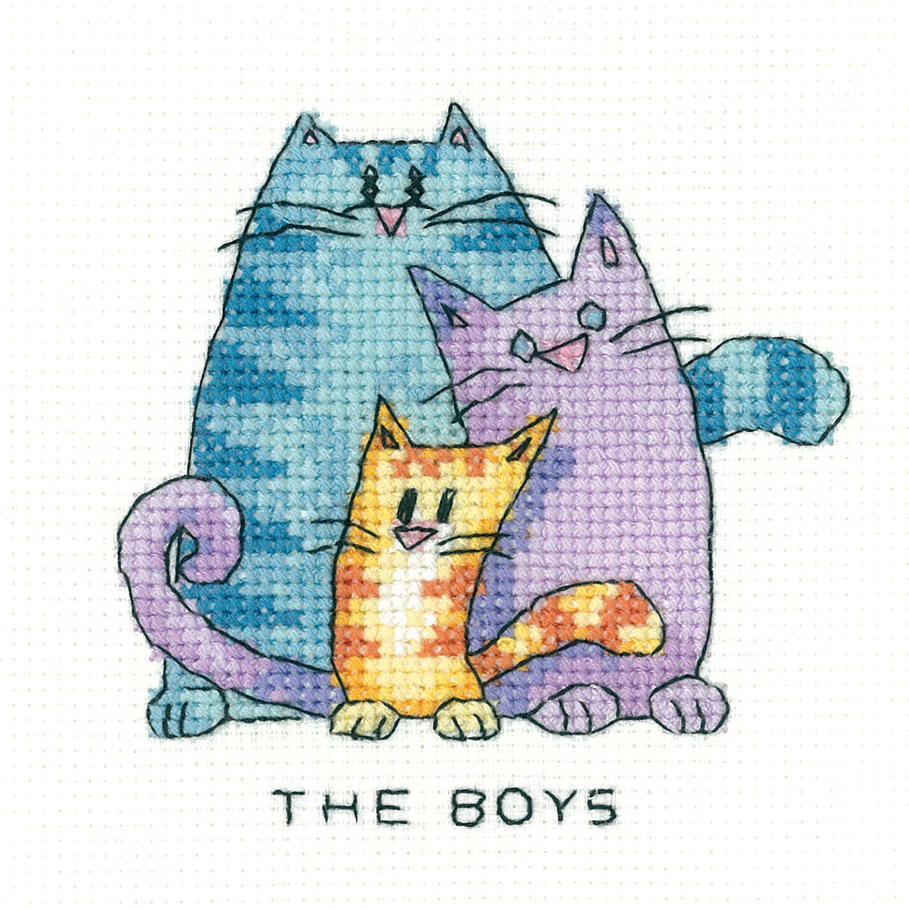 Heritage Crafts Simply Heritage Cross Stitch Kit - The Boys