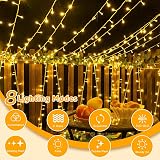 Ollny Fairy Lights Battery Operated 15m 150 LEDs Warm White IP44 view 7