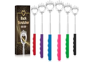 HOFASON Christmas Gifts for Women Men Kids, 6 Pack Love Back Scratcher, Stocking Stuffers for Women Men Adults, White Elephant Gifts for Adults, Prizes for Adult Birthday Gift for Mom Dad Wife Husband