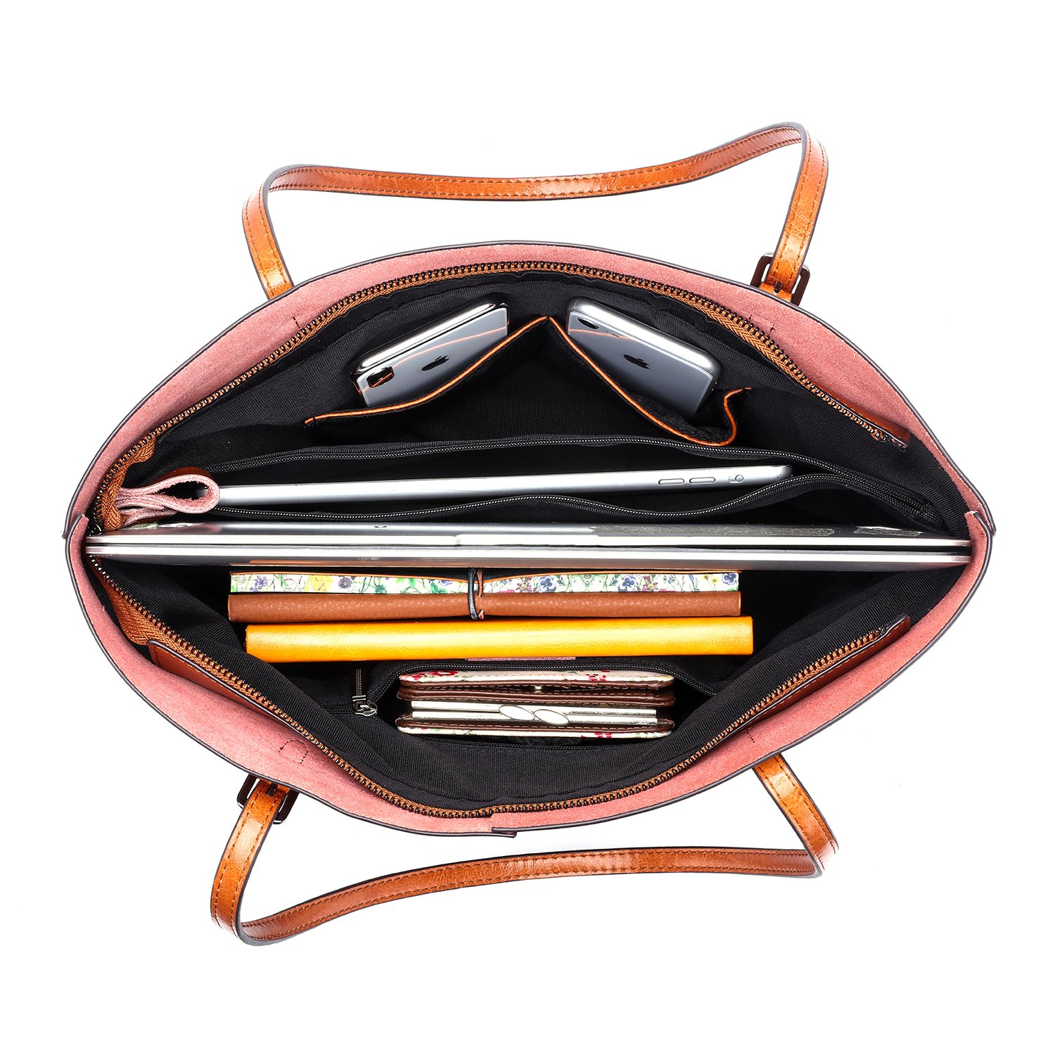 kattee vintage leather tote