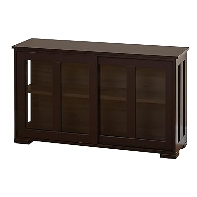 Target Marketing Systems Pacific Stackable Cabinet, Espresso