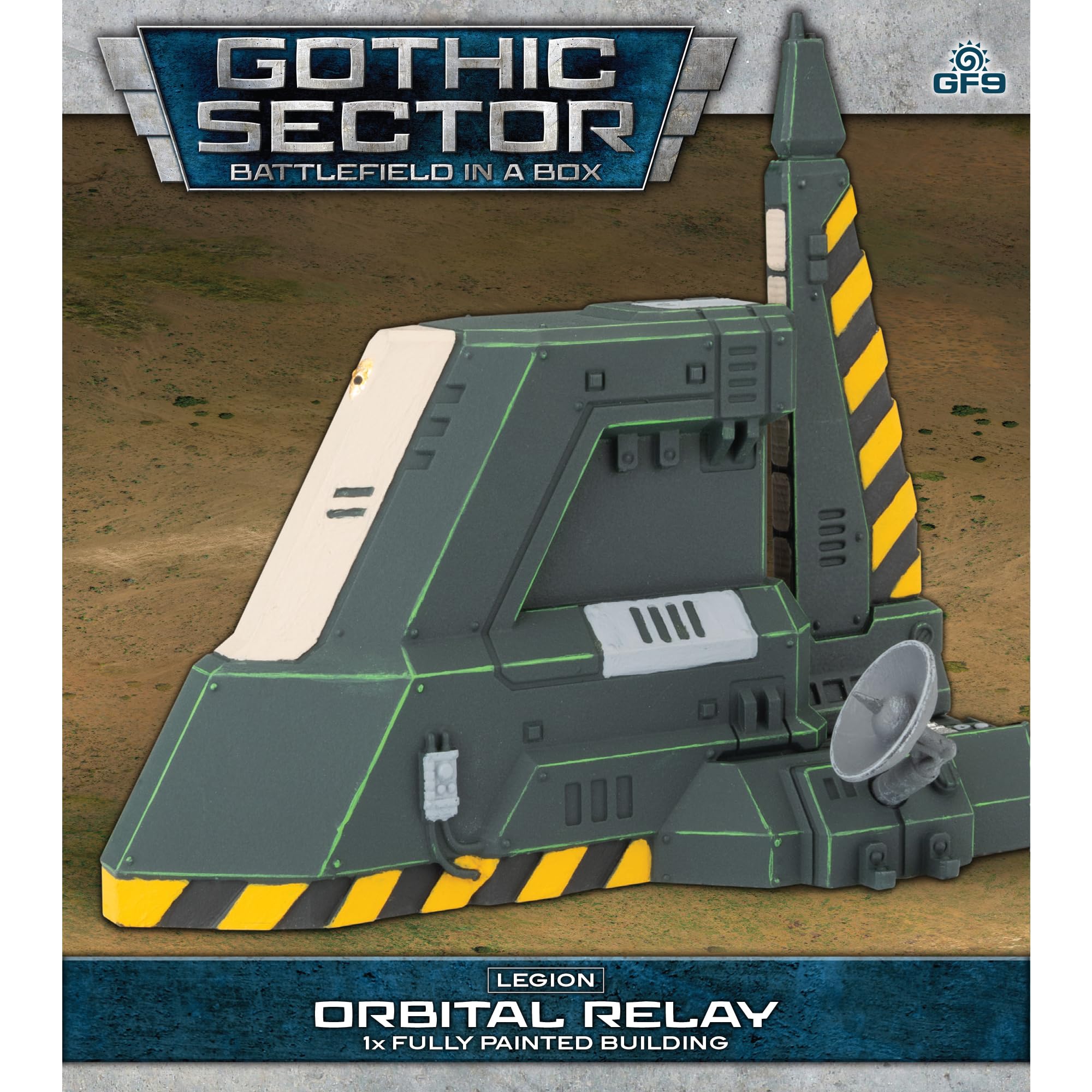 Gale Force Nine Gothic Sector - Legion Orbital Relay - Tabletop Game Terrain - For Ages 15+