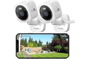 Hugolog 3K 5MP Outdoor Indoor Security Cameras for Home Security, Home Camera with Starlight Color Night Vision,Built-in Spotlight,Motion Detection,2-Way Talk,US Cloud & Local Storage,Works with Alexa