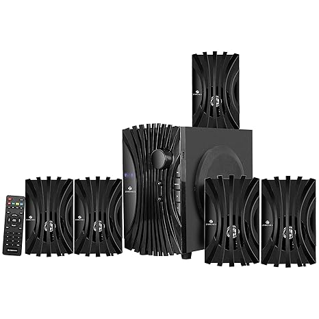zebronics bt6590rucf 5.1 channel multimedia speaker with bluetooth & remote