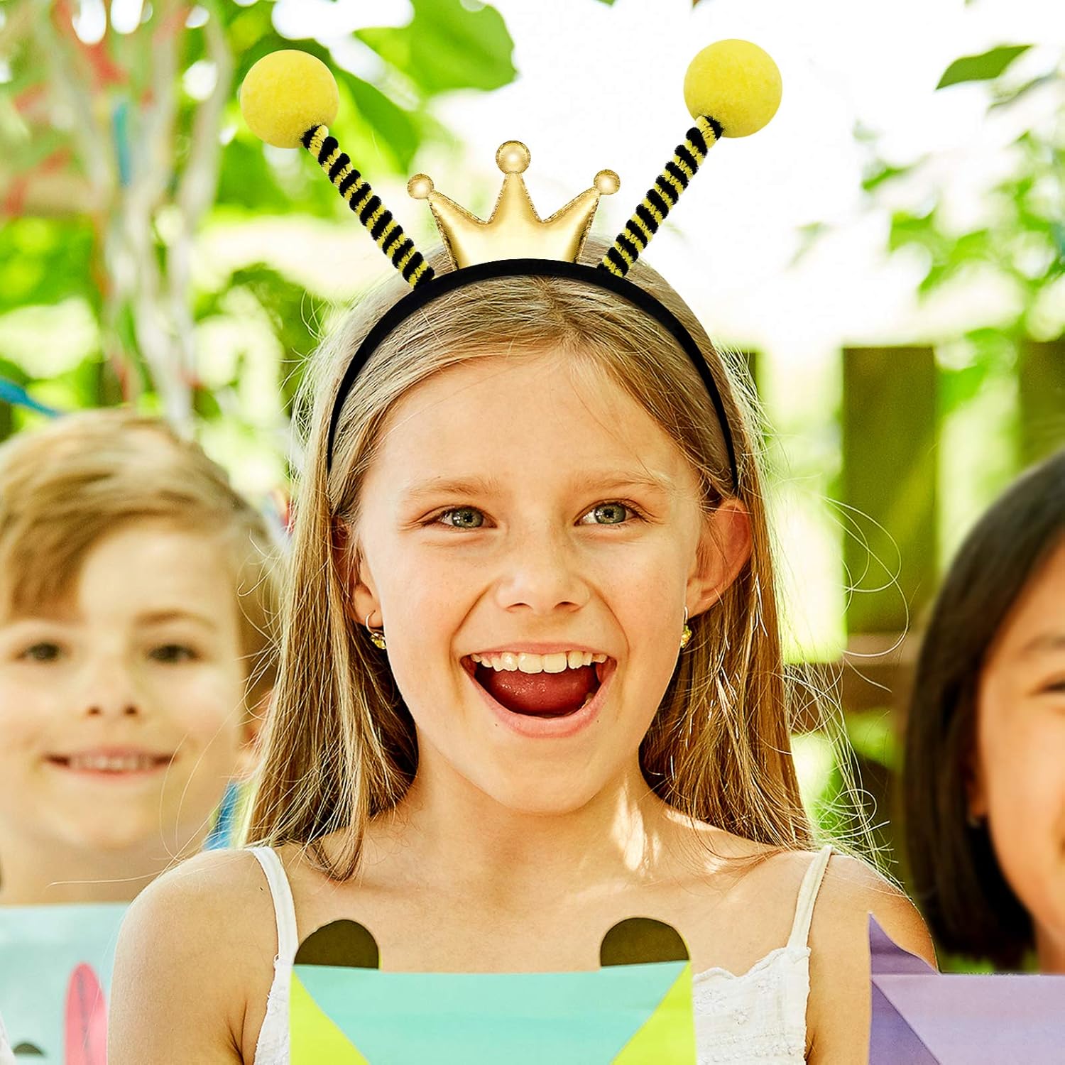 9Pcs Bee Antenna Headband Ladybug Headband Headwear Cosplay Party Favors Gift Birthday Party Supplies Costume Accessories for Kids Adult - Image 3