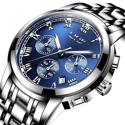 Watches Men Luxury Brand Chronograph Men Sports Watches Waterproof Full Steel Quartz Mens Watch