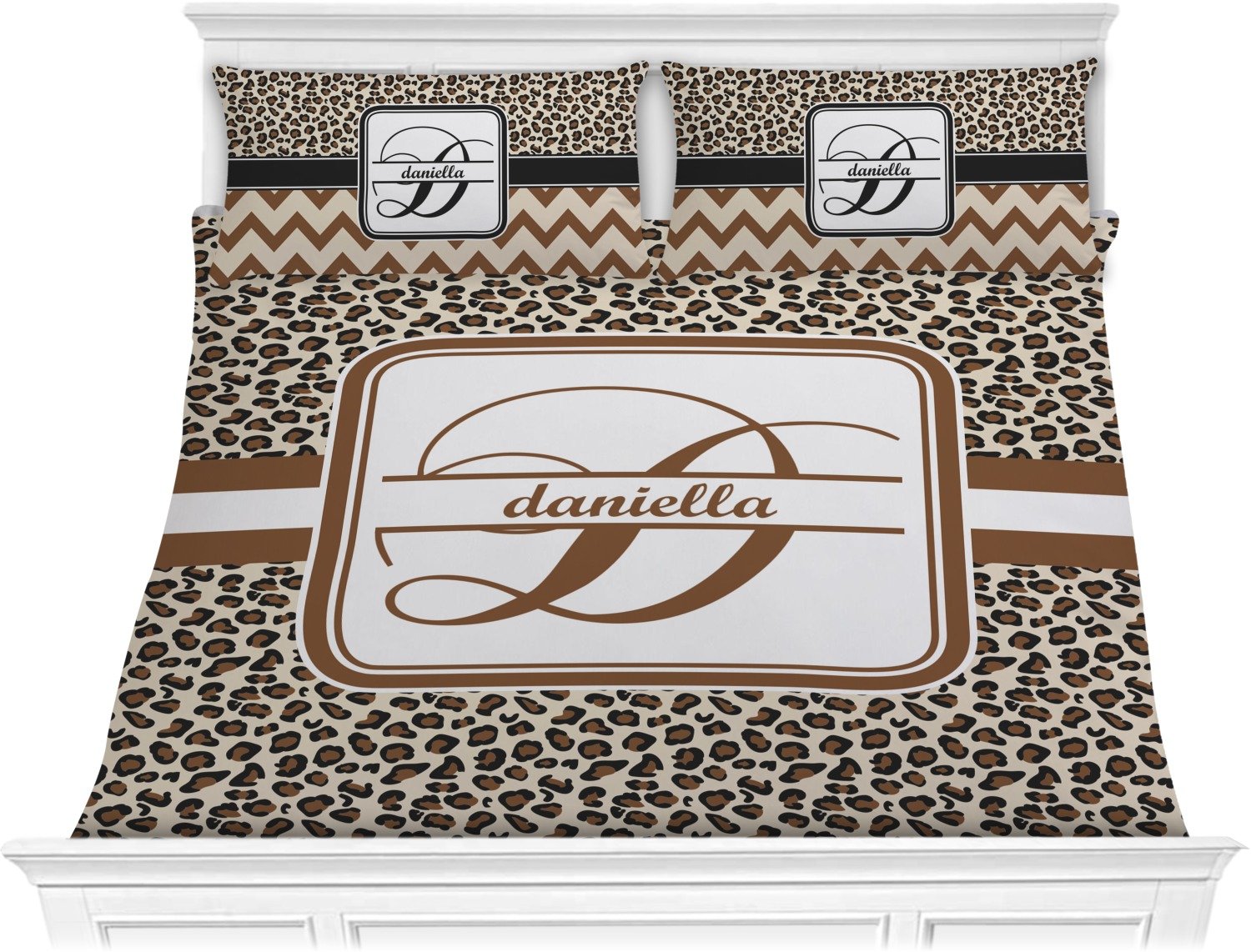 Amazon Com Rnk Shops Leopard Print Comforter Set Twin Xl