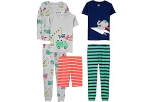 Simple Joys by Carter's Baby-Boys 6-Piece Snug Fit Cotton Pajama SetPajama Set