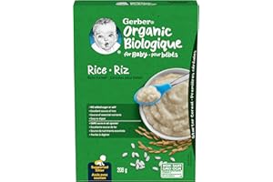 Gerber Organic Baby Cereal Rice 208 g