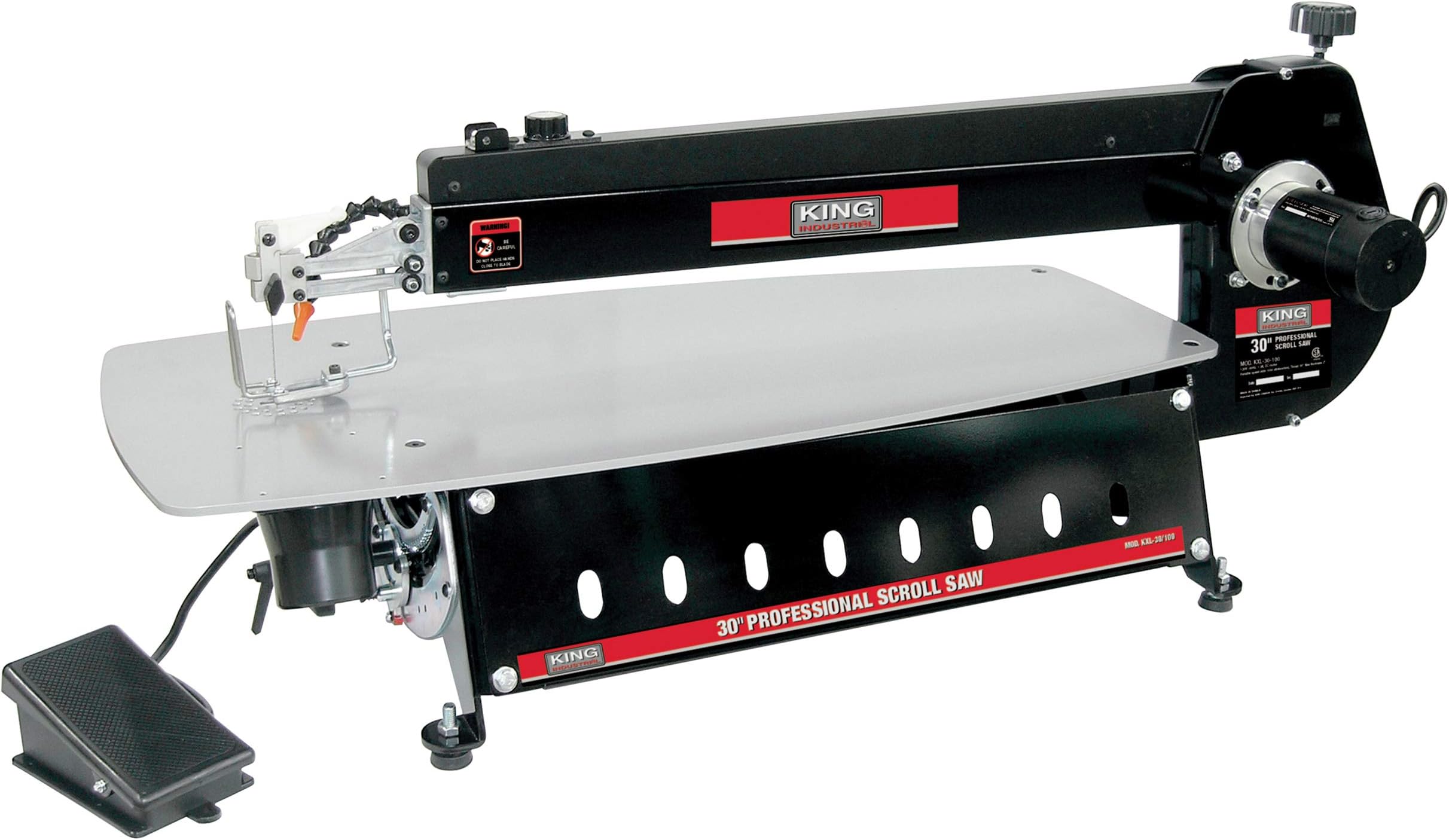 King Industrial 30 Inch Scroll Saw with Foot Switch