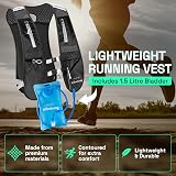 Tribalway Running Vest 1.5L Hydration Pack Unisex Lightweight Breathable view 3
