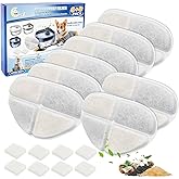 Cunina 8 Pack Dog Water Bowl Filter Compatible with FEELNEEDY 7L/1.8Gal Pet Water Fountain(FN-W05), Cat Drinking Fountains Filters Replacement Fit for Automatic Dispenser for Dogs