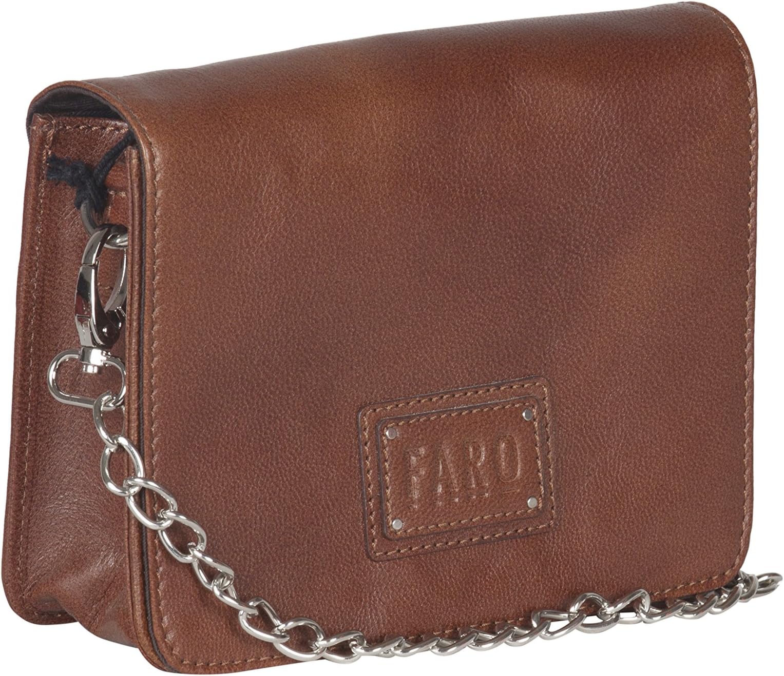FARO for Chokore Miuccia Women's Brick Red Genuine Leather Solid Sling Bag