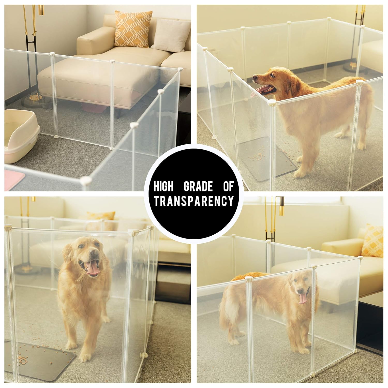 Details About Sale Large Dog Playpen Indoor Pet Cat Exercise Fence Cage Kennel Rabbit 12 Panel